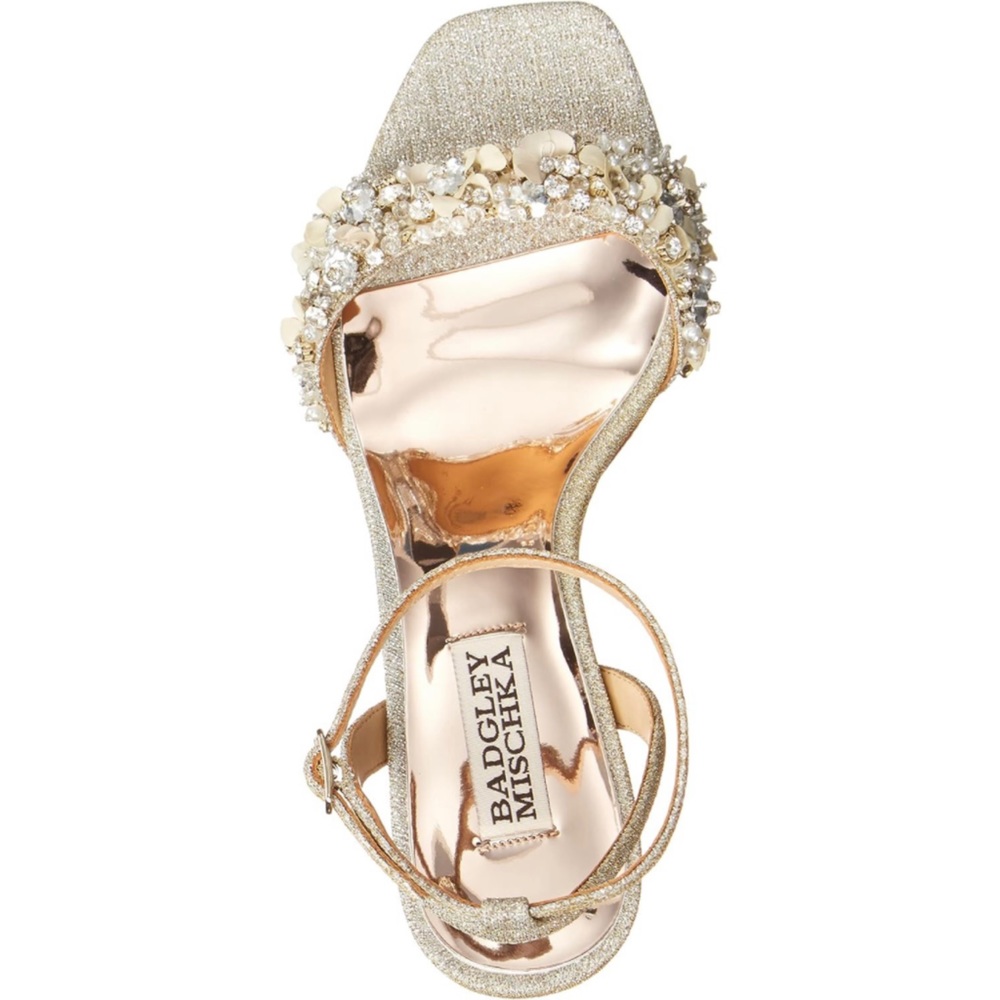 Badgley Mischka Telissa in Platino (Gold) - Picture 6 of 7